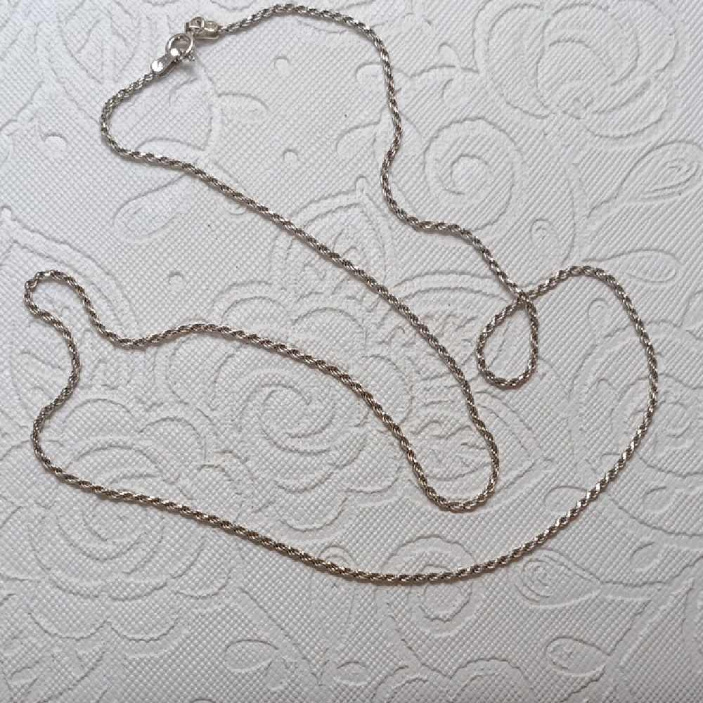 Italian Silver 20" Neck Chain